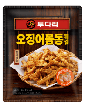 투다리 오징어몸통튀김