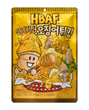 HBAF 허니버터맛 오징어튀김