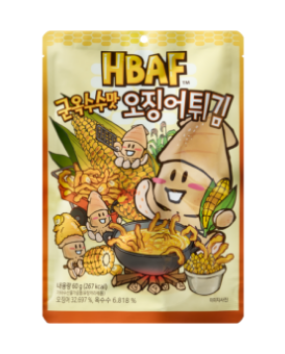 HBAF 군옥수수맛 오징어튀김