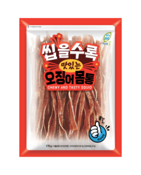 씹을수록 맛있는 오징어 몸통 170G