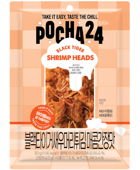 블랙타이거새우머리튀김 매콤간장맛