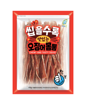 씹을수록 맛있는 오징어 몸통 170G